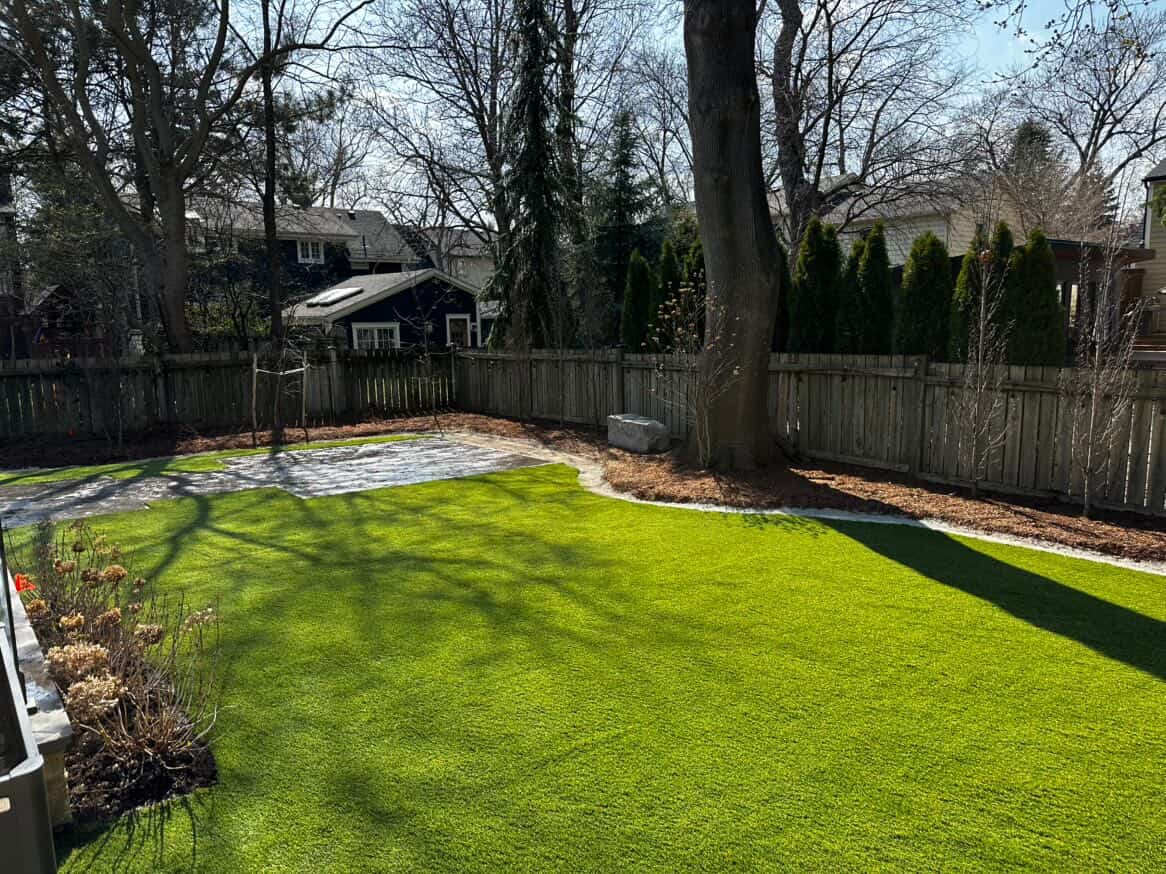 Residential turf and concrete work by Rock Solid, GTA